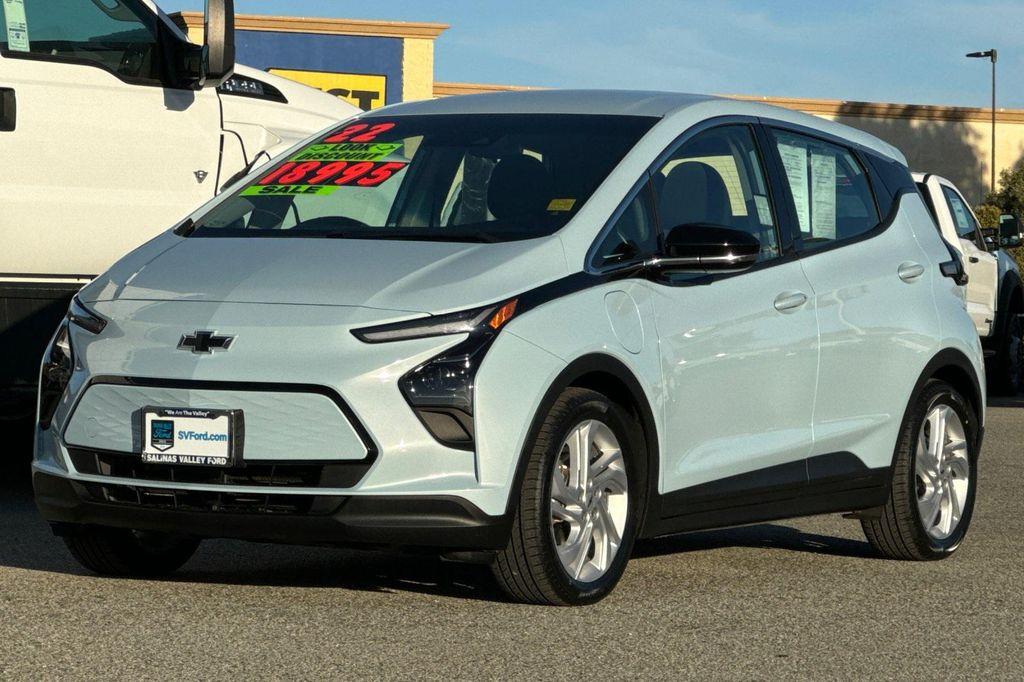 used 2022 Chevrolet Bolt EV car, priced at $18,995
