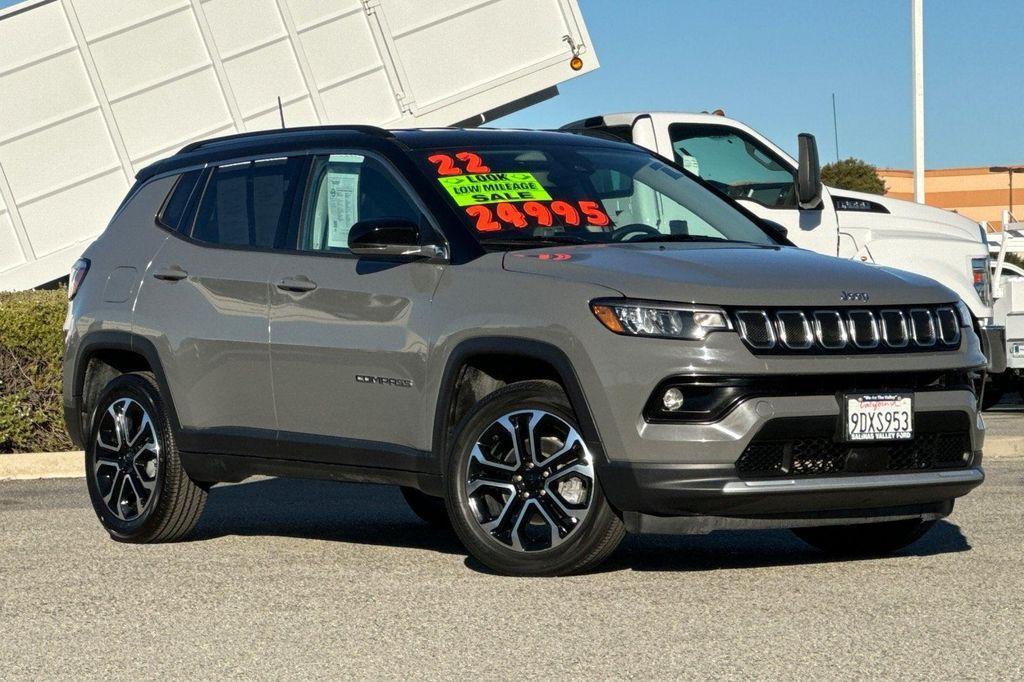 used 2022 Jeep Compass car, priced at $24,995