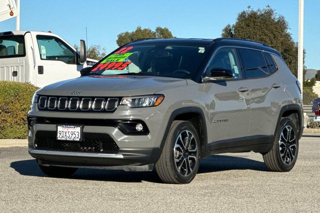 used 2022 Jeep Compass car, priced at $24,995