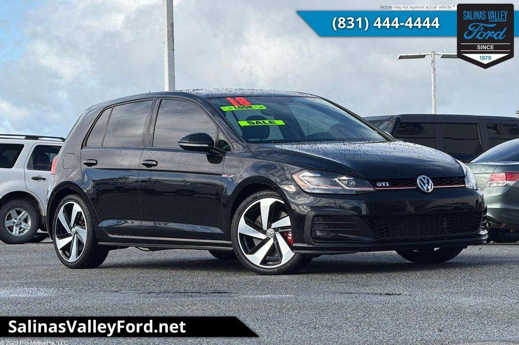 used 2018 Volkswagen Golf GTI car, priced at $15,995