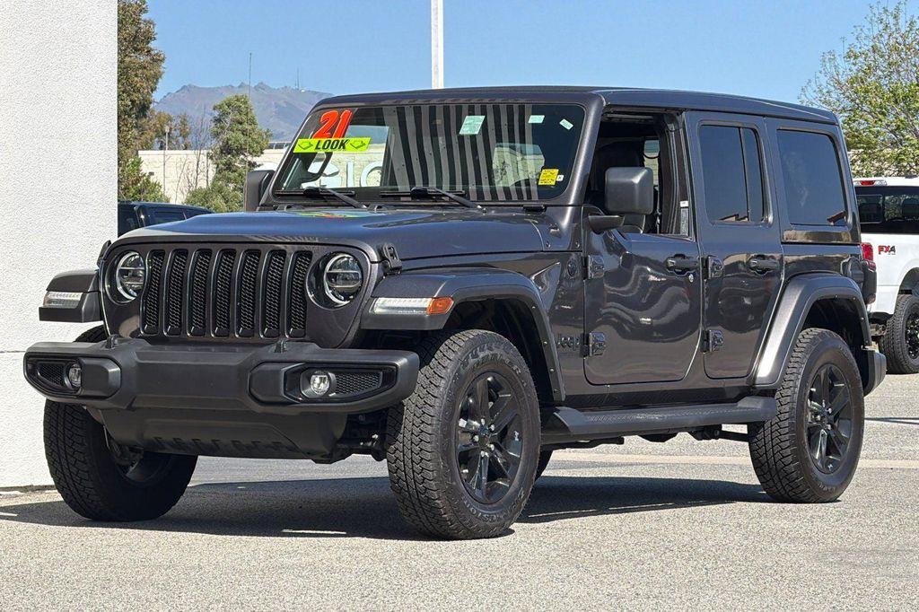 used 2021 Jeep Wrangler Unlimited car, priced at $35,995