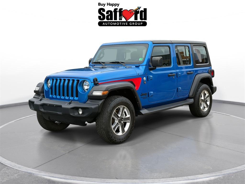 used 2021 Jeep Wrangler Unlimited car, priced at $25,500