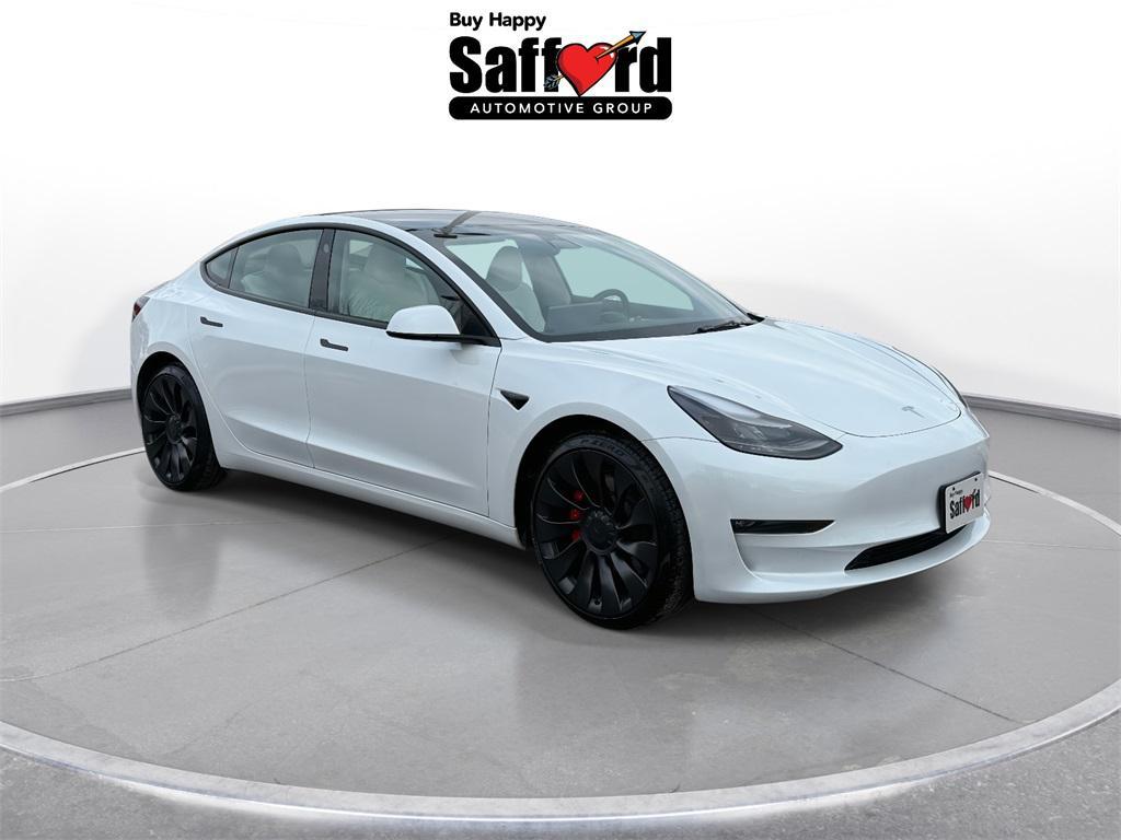 used 2023 Tesla Model 3 car, priced at $31,999