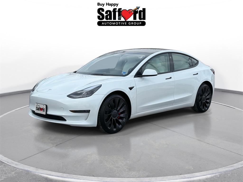used 2023 Tesla Model 3 car, priced at $31,999