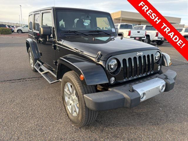 used 2015 Jeep Wrangler Unlimited car, priced at $16,649