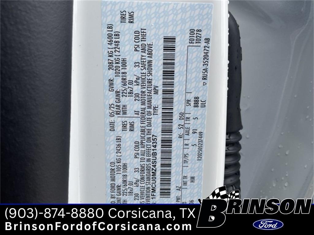 new 2025 Ford Escape car, priced at $26,969