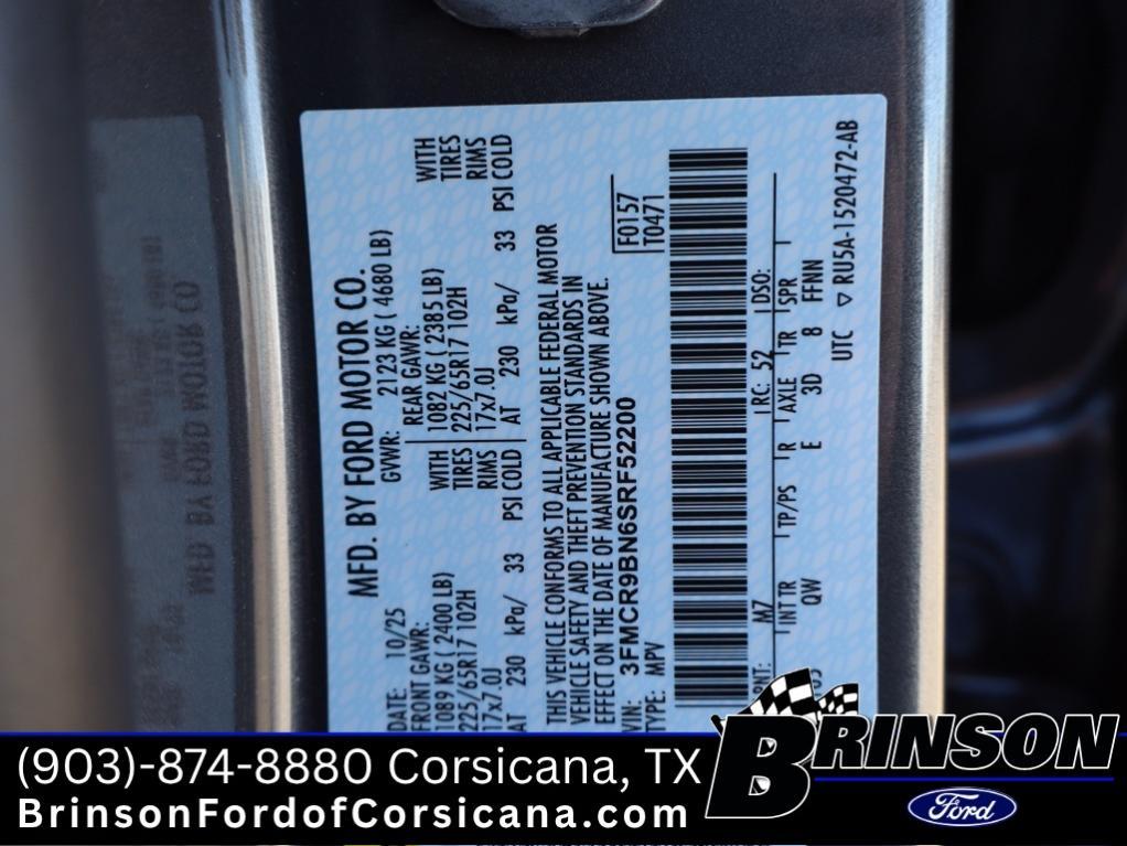 new 2025 Ford Bronco Sport car, priced at $27,469