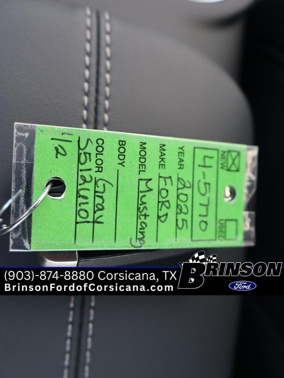 new 2025 Ford Mustang car, priced at $30,769