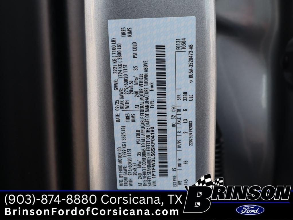 new 2025 Ford F-150 car, priced at $53,469