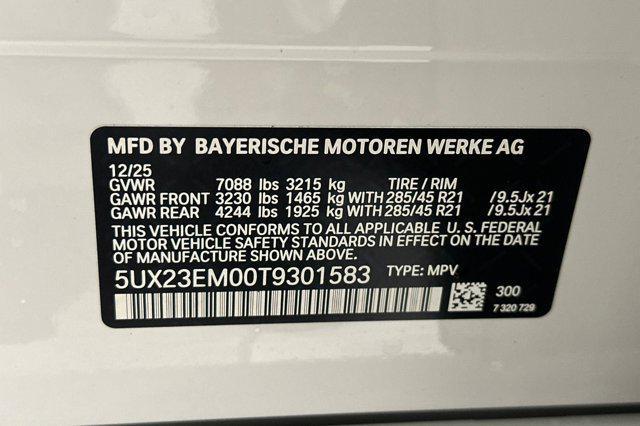 new 2026 BMW X7 car, priced at $90,040