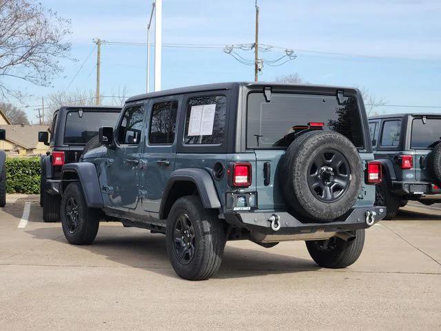 used 2025 Jeep Wrangler car, priced at $33,249