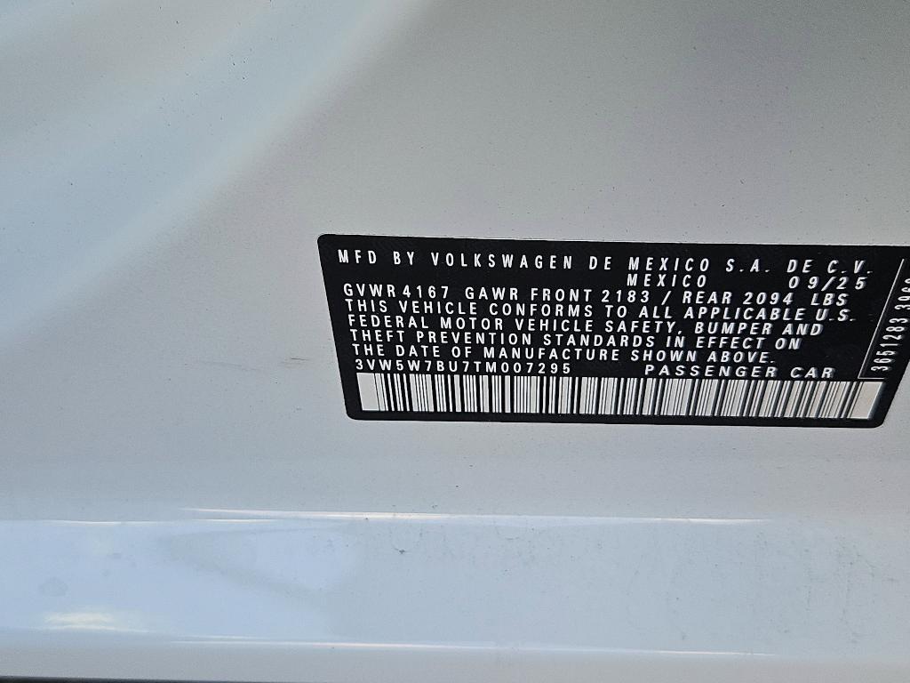 new 2026 Volkswagen Jetta car, priced at $26,196