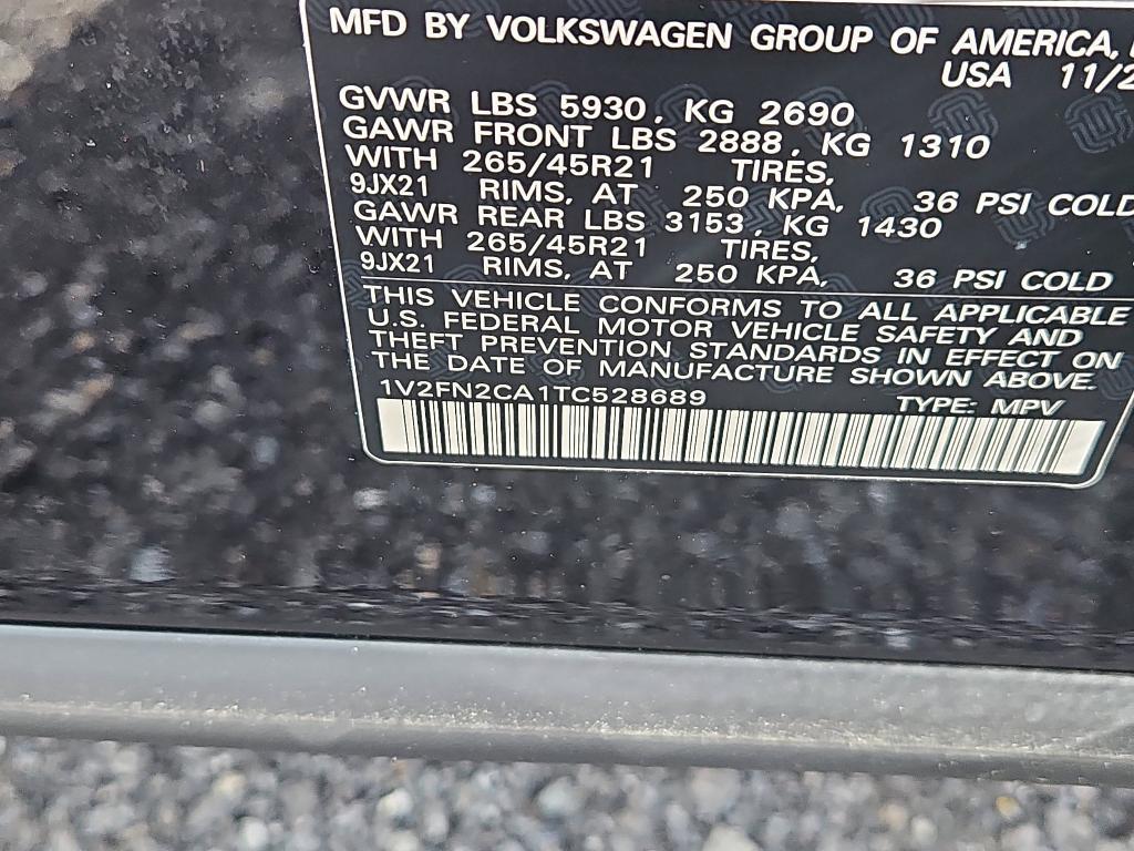 new 2026 Volkswagen Atlas car, priced at $51,972