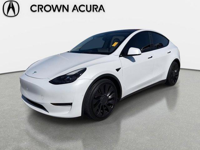 used 2022 Tesla Model Y car, priced at $27,900
