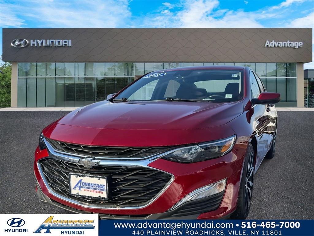 used 2021 Chevrolet Malibu car, priced at $13,989