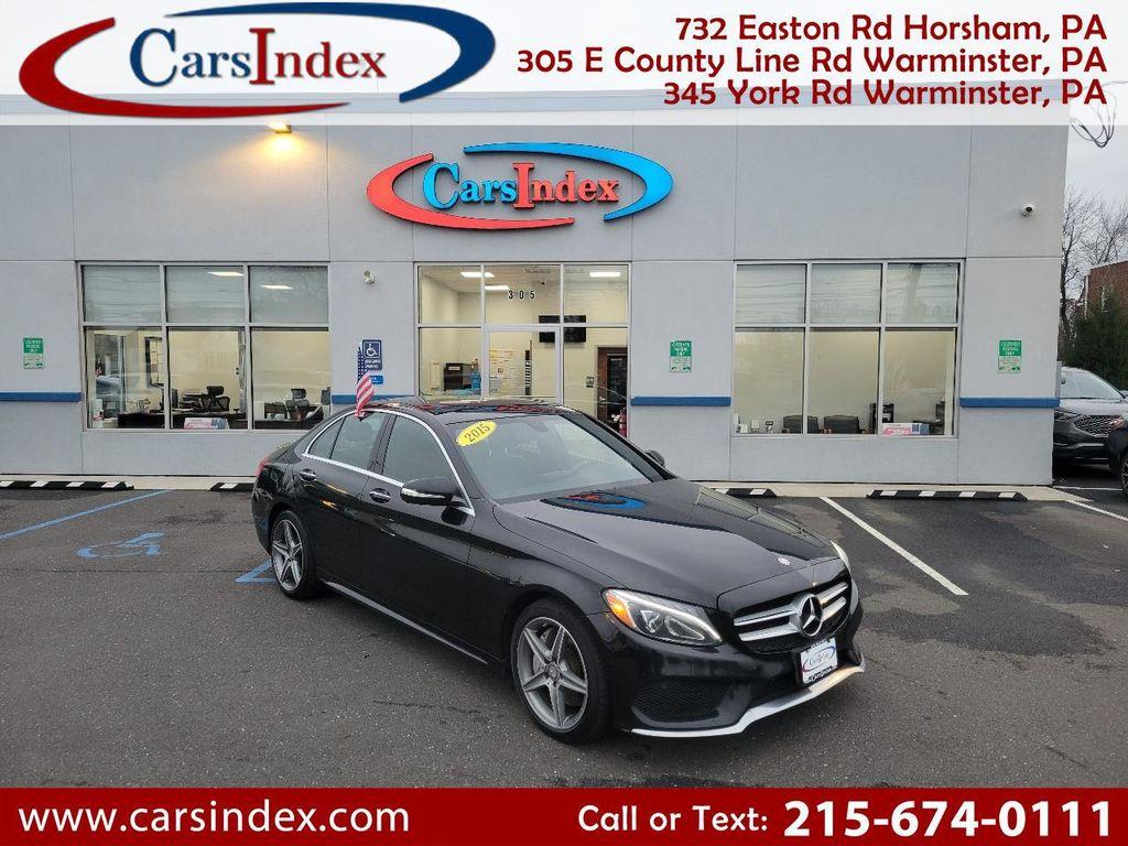 used 2015 Mercedes-Benz C-Class car, priced at $11,995