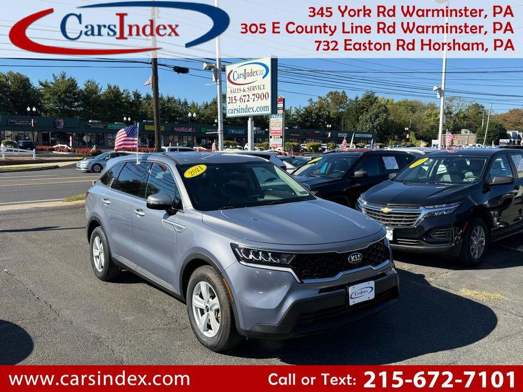 used 2021 Kia Sorento car, priced at $18,647
