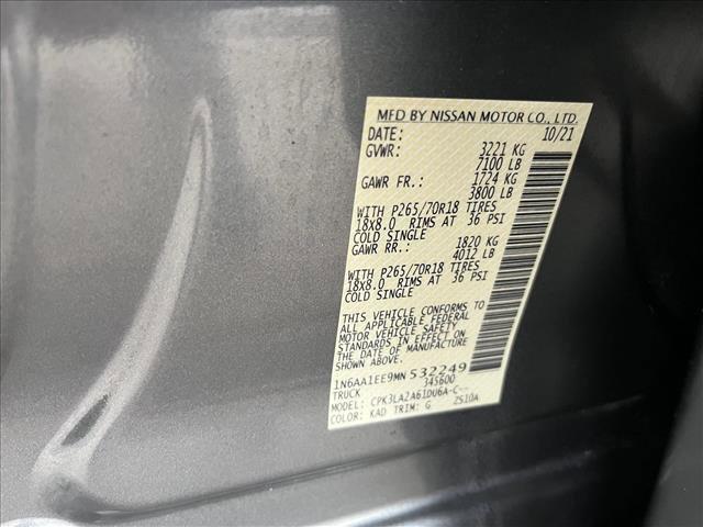 used 2021 Nissan Titan car, priced at $23,308