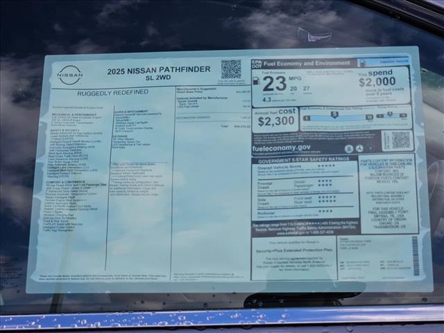 new 2025 Nissan Pathfinder car, priced at $34,625