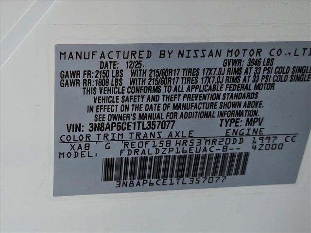 new 2026 Nissan Kicks car, priced at $26,149