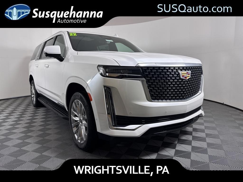 used 2022 Cadillac Escalade ESV car, priced at $65,541