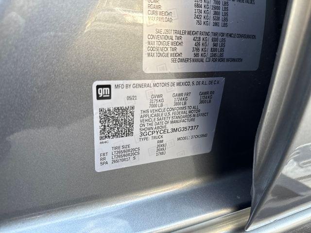 used 2021 Chevrolet Silverado 1500 car, priced at $33,000