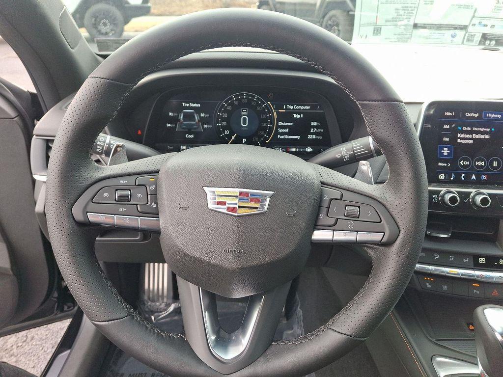 new 2025 Cadillac CT4 car, priced at $50,840