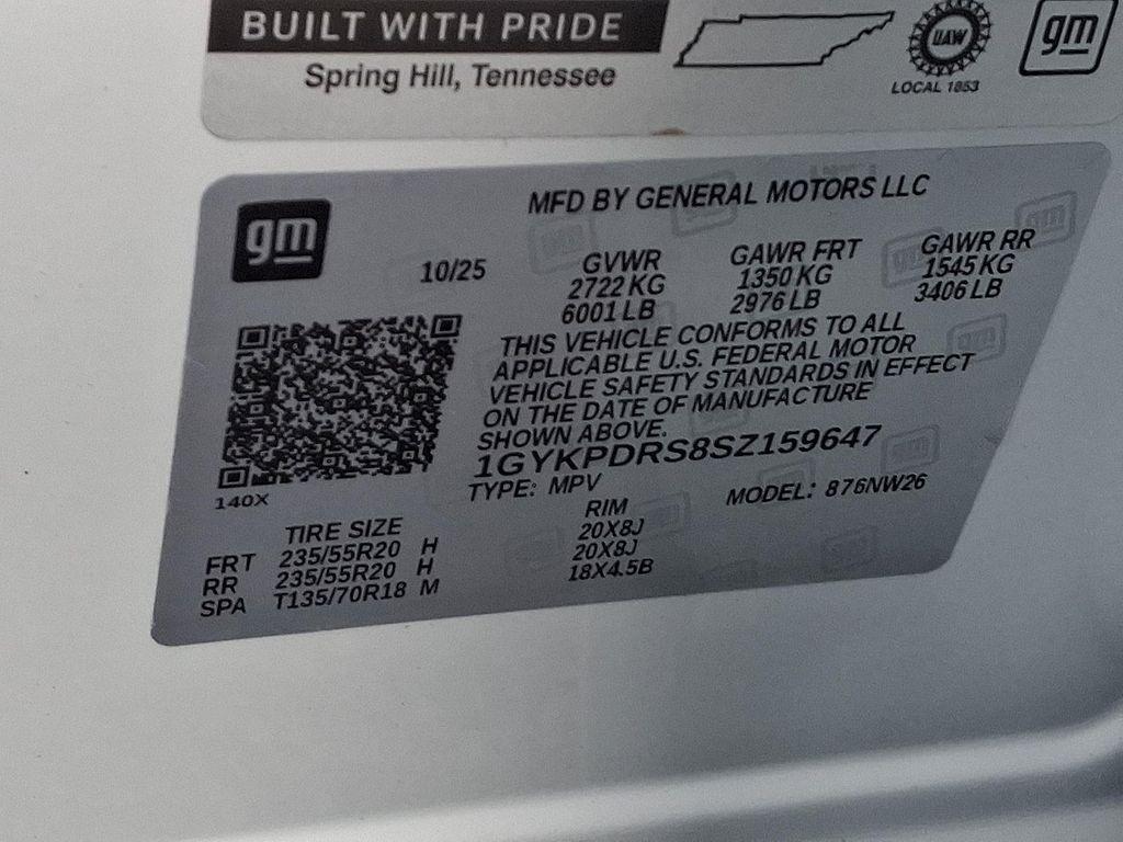 new 2025 Cadillac XT6 car, priced at $67,315