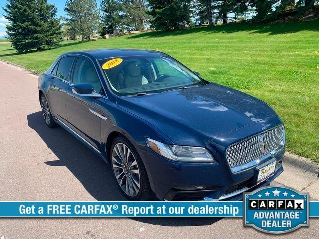 used 2018 Lincoln Continental car, priced at $29,995