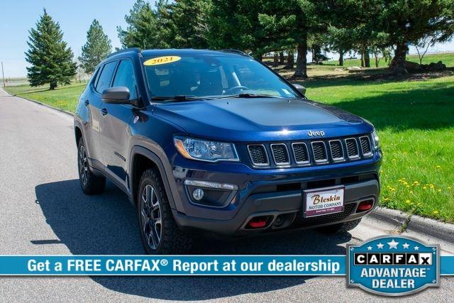 used 2021 Jeep Compass car, priced at $22,995