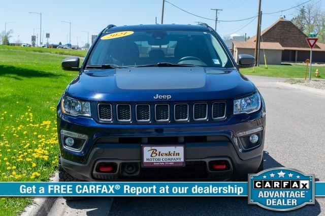 used 2021 Jeep Compass car, priced at $22,995