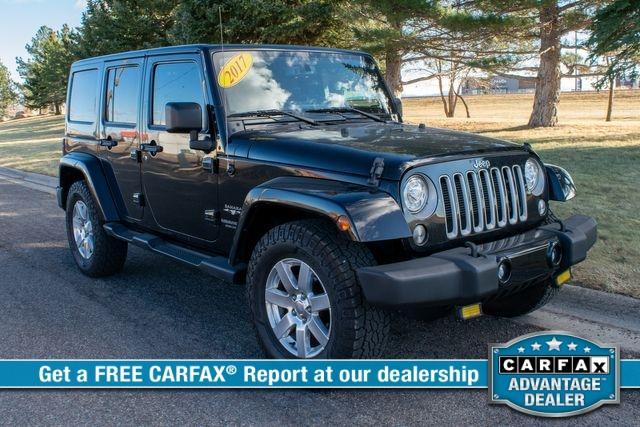 used 2017 Jeep Wrangler Unlimited car, priced at $23,995
