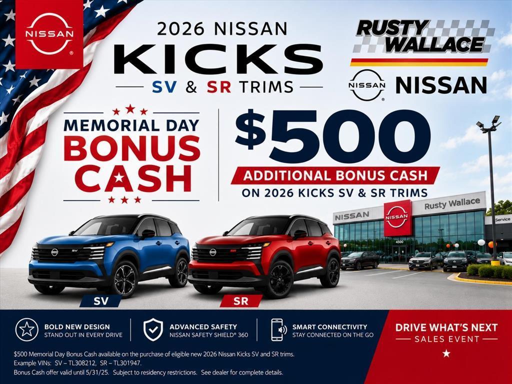 new 2026 Nissan Kicks car, priced at $28,629