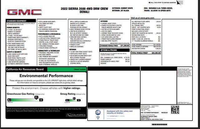 used 2022 GMC Sierra 3500 car, priced at $59,991