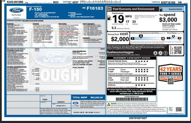 used 2019 Ford F-150 car, priced at $22,993