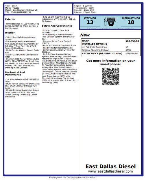 used 2013 Toyota Land Cruiser car