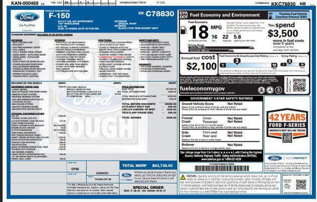 used 2019 Ford F-150 car, priced at $49,991