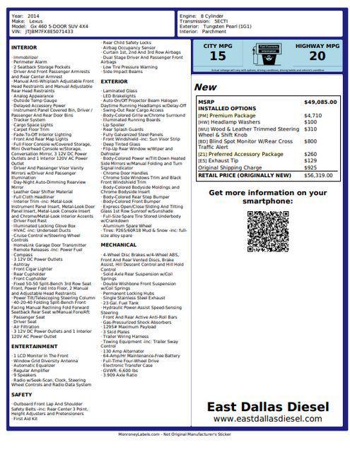 used 2014 Lexus GX 460 car, priced at $24,991