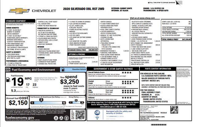 used 2020 Chevrolet Silverado 1500 car, priced at $21,991