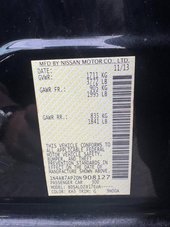 used 2013 Nissan Sentra car, priced at $6,500