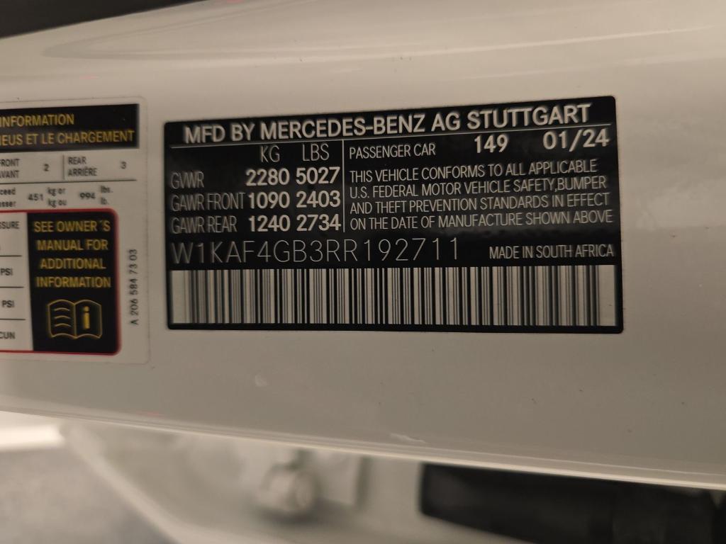 used 2024 Mercedes-Benz C-Class car, priced at $32,900