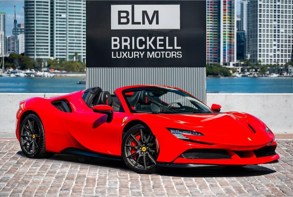 used 2022 Ferrari SF90 Spider car, priced at $571,374