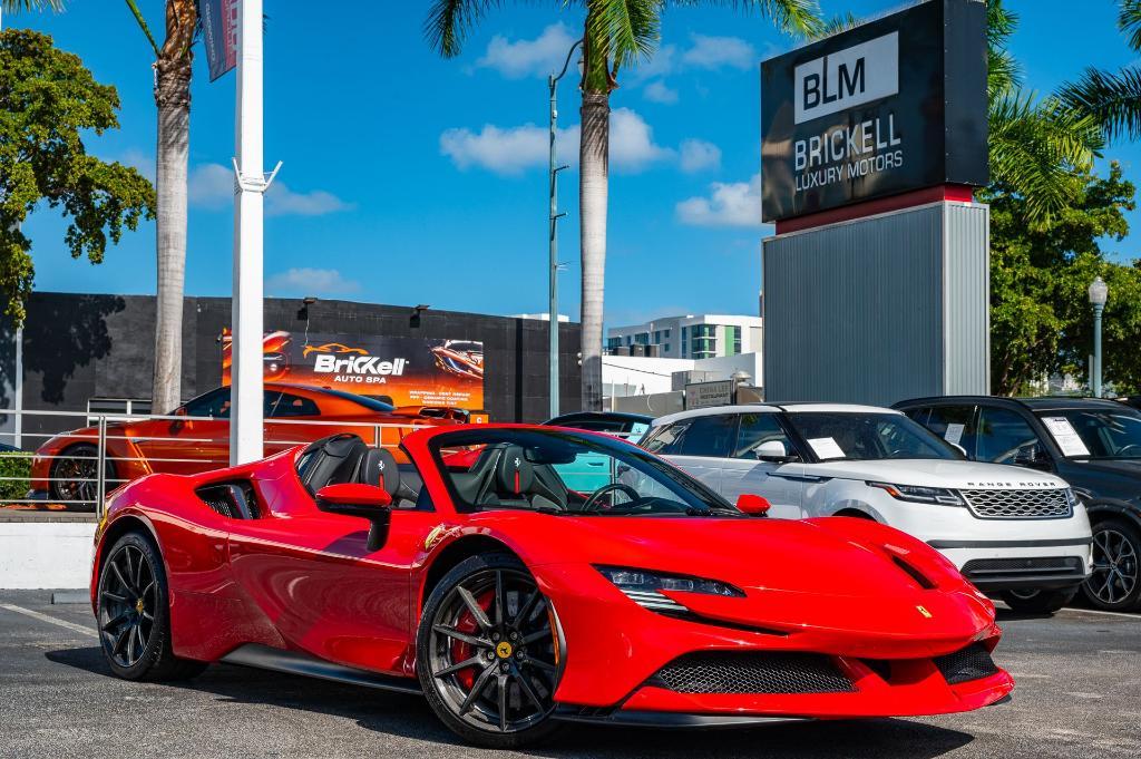 used 2022 Ferrari SF90 Spider car, priced at $571,374