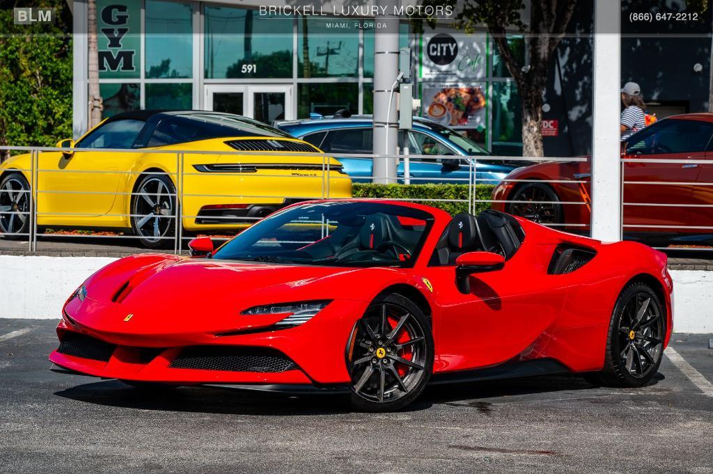 used 2022 Ferrari SF90 Spider car, priced at $571,374