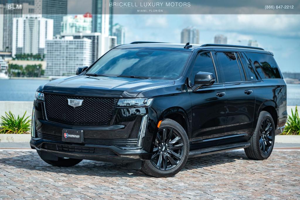 used 2022 Cadillac Escalade ESV car, priced at $62,000