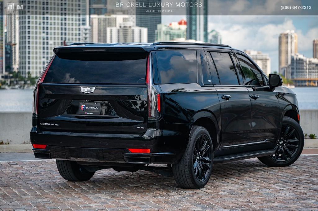 used 2022 Cadillac Escalade ESV car, priced at $62,000