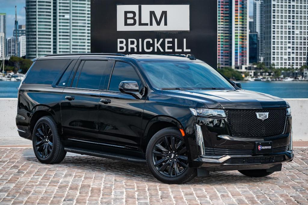 used 2022 Cadillac Escalade ESV car, priced at $62,000