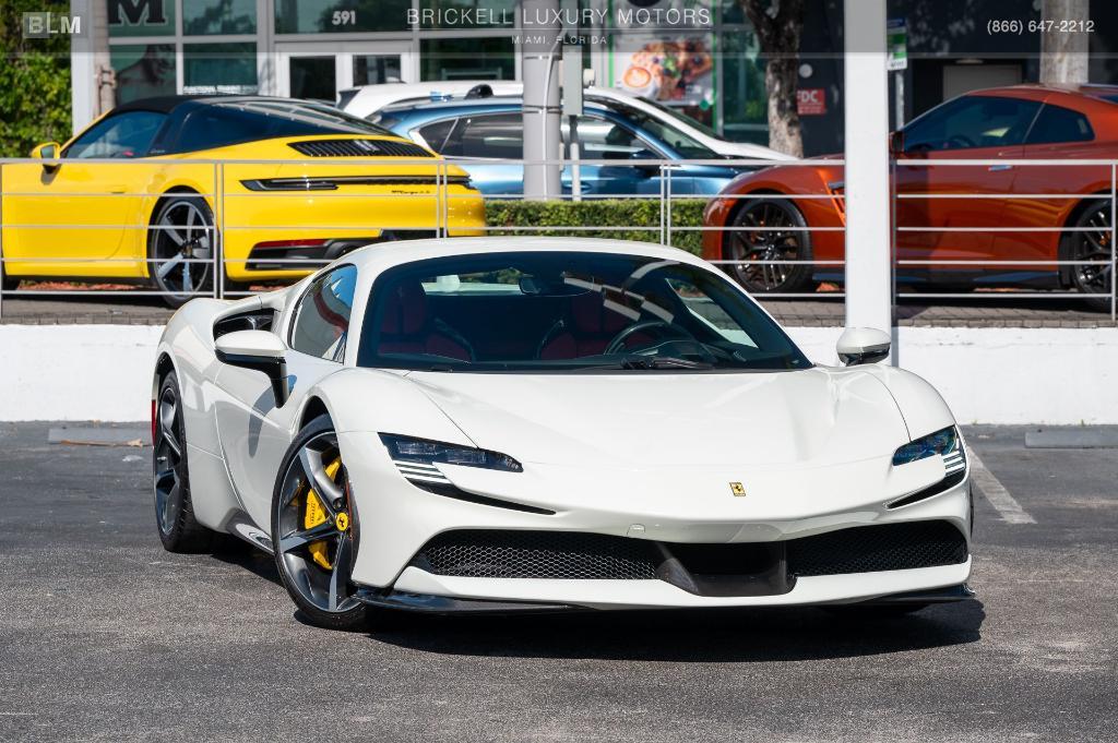 used 2022 Ferrari SF90 Spider car, priced at $571,541