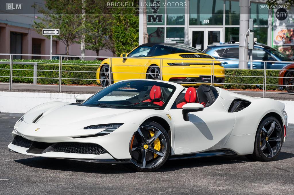 used 2022 Ferrari SF90 Spider car, priced at $571,541