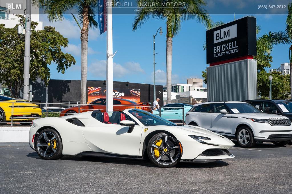 used 2022 Ferrari SF90 Spider car, priced at $571,541